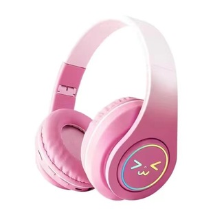 Cross-border New B39 Gradient Head-mounted Subwoofer Colorful Luminous Wireless Headset Gaming Bluetooth Headset