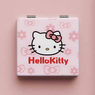 Новый стиль милый Sanrio зеркало для макияжа премиум смысл портативный студенческое общежитие рабочий стол мини зеркало складное зеркало