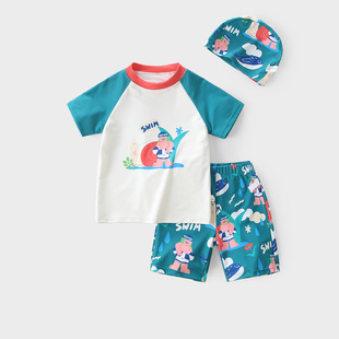 Children's Swimsuit Split Swimsuit New Style Big Children's Split Hot Spring Comfortable Swimsuit Swimsuit Swimsuit Set