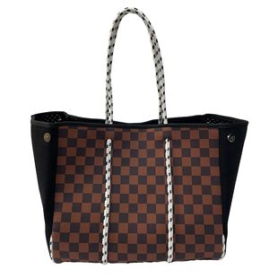 Fashion Shoulder Crossbody Handbag Large Capacity Women's Mummy Bag Shopping Bag Punched Breathable Diving Material Beach Bag