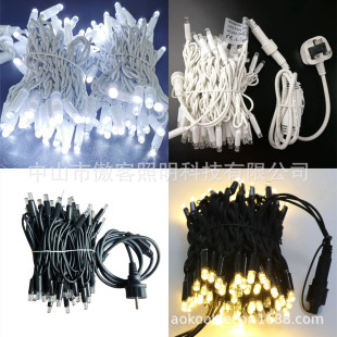 IP67 export outdoor waterproof cold-resistant 10 meters 100 lamp rubber line LED string 220V24V