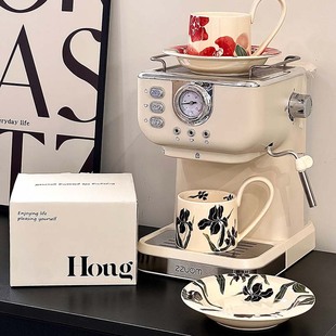 Скандинавский ветер с длинной ручкой Iris Coffee Cup Блюдо с высоким значением