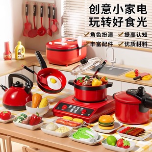 ll children's play kitchen utensils baby kitchen toys full set of cooking suit girls June 1 birthday gift