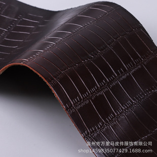 Factory yellow cowhide wholesale 1.8mm two-layer cowhide imitation first layer leather 100 grain leather clothing accessories