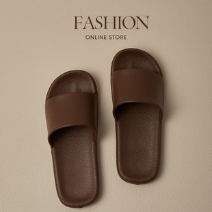 EVA slippers men's and women's simple light luxury home bath slippers bathroom non-slip home soft bottom couple slippers