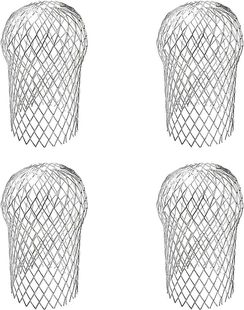 Downspout Drain Protective Aluminum Filter Guard Drain Outlet Protector Anti Leaf Debris Clogging Screen