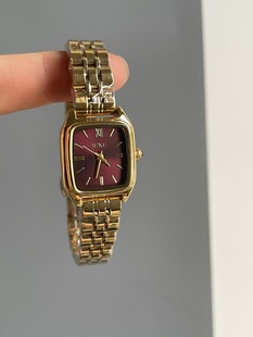 IEKE2025 New Mid-ancient Style Women's Watch High-end Women's Watch Retro Niche Exquisite Steel Band Small Gold Watch