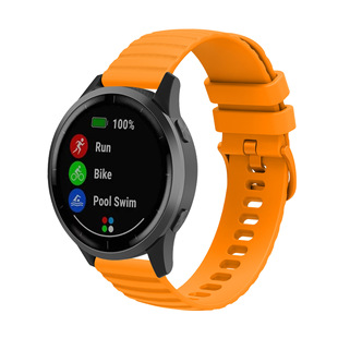 Для Samsung watch5 Wave Dot сплошной цвет браслет 20 мм 22 мм Wave Dot силиконовый ремешок