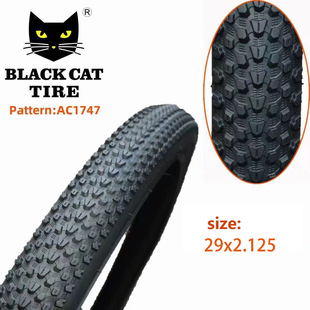 Резиновая шина Black Cat 2024 26 27,5 29 дюймов 1,75 1,95 2125 шина для горного велосипеда