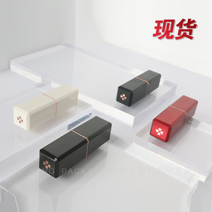 Cosmetic manufacturers in stock lipstick tube square tube lipstick tube 12.1mm DIY lipstick empty tube packing material