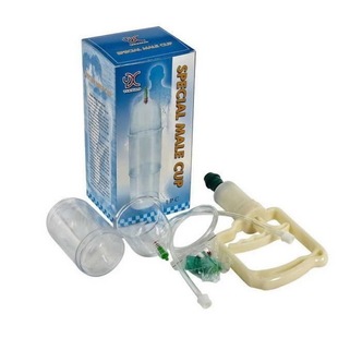 Men's penis cupping adsorber vacuum exercise trainer masturbation climax adult sex toys