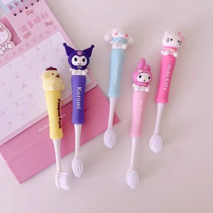 Sanrio soft bristle children's toothbrush cute cartoon girl heart student children coolomi nano soft bristle brush