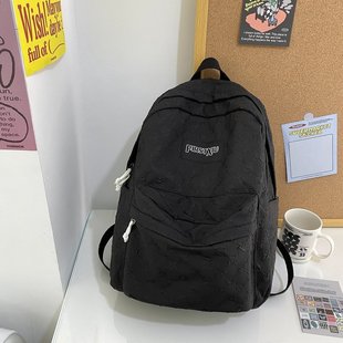 Trendy Brand ins Plaid 2022 New Schoolbag Women's Junior High School Student Backpack Japanese Style Harajuku Casual High School Student Backpack