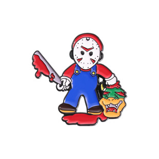 Cross-border new game series peripheral brooch creative personality cartoon animation pixel modeling suit badge wholesale