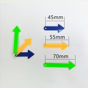 DIY board games children's enlightenment toys clock plastic minute hand hour hand intelligence development teaching plastic board games accessories
