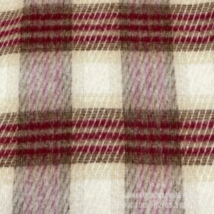 Spot Explosions Slub Wool Plaid Fabric Fashion Autumn and Winter Coat Suit Wool Fabric