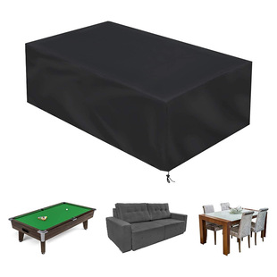 Nordic cross-border hot 7/8/9 feet billiard table cover 210D Oxford cloth waterproof dustproof billiard protective cover