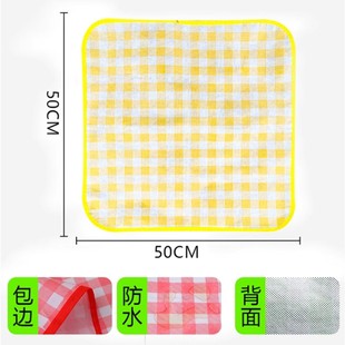 Waterproof Moisture-proof Folding Cushion Outdoor Camping Portable Carnic Mat Thickened Lawn Mat Music Festival Beach Tent Mat