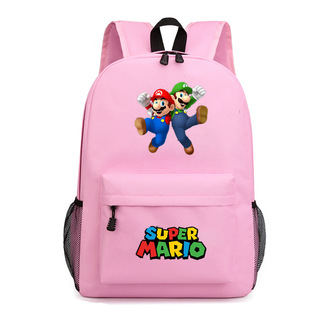 New Game Super Mario Star Youth Student Schoolbag Men and Women Casual Travel Backpack