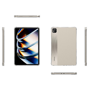 Применимый SVU Infinix XPad плоский чехол для защиты от падения подушки безопасности прозрачный 11 tpu мягкий корпус 2024