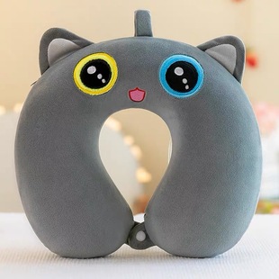 Куломи Память Хлопковая подушка u плюшевая игрушка мультфильм трехглазая спящая подушка для шеи Подушка для шейного отдела позвоночника