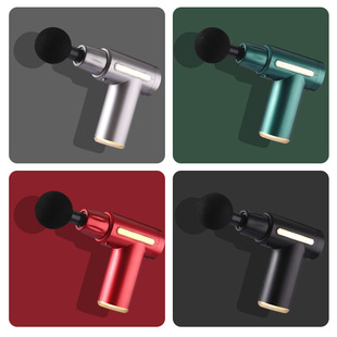 Cross-border household electric massager muscle relief portable massage gun mini rechargeable mini fascia gun manufacturers