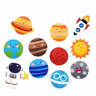 cross-border felt sewing kit children's handmade diy plush animal suit early education puzzle DIY non-woven material