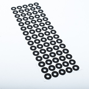 Die-cut EVA Foam Washer Wholesale 9448a Adhesive Sealing Ring Black EVA Sealing Buffer Washer