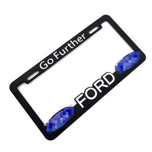 Cross-border e-commerce hot selling American standard car modification American standard personalized license plate frame plastic three-dimensional effect decorative license frame