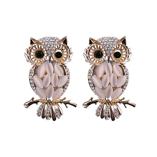 Owl Car Perfume Air Conditioning Air Outlet Diamond Creative Car Solid Perfume Car Car Car Aromatherapy
