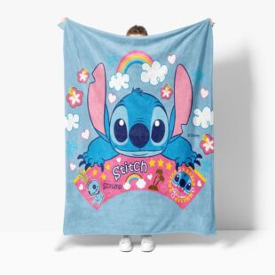 Cartoon Animation Stitch Stitch Blanket Nap Blanket Stitch Air-conditioning Blanket Foreign Trade Cross-border
