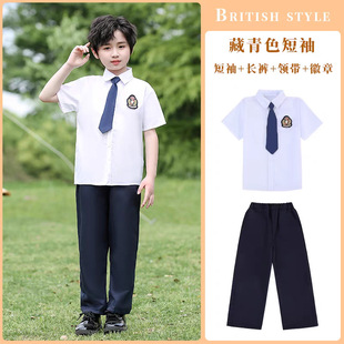 Children's June 1 Chorus Performance Dress English Style Primary and Secondary School Students' Poetry Recitation Performance Kindergarten Class Dress Graduation Photo