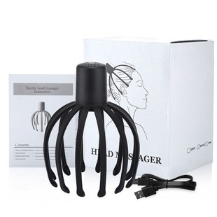 Cross-border thermal mining head massager octopus head massager electric soul extractor scalp physiotherapy instrument