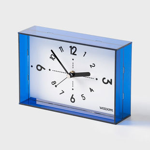 WOZOOM House Quasi-Art Creative Living Room Desktop Clock Ornaments Retro Home Pendulum Desktop Seat Clock Decorations