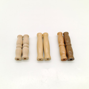 Water bucket wooden handle wooden handle through hole wooden handle hardware accessories wooden handle ice bucket wooden handle