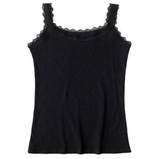 Lace 2024 vest slim strap new lace sexy thread bottoming sleeveless summer top