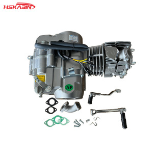 Внедорожный мотоцикл Yinxiang 140CC с масляным охлаждением улучшенные ноги запуска руки сцепления алюминиевый цилиндр YX140 в сборке двигателя