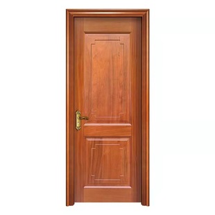 Manufacturer Customized Home Bedroom Door Painted Door Solid Wood Door Soundproof Room Door Log Oak Flat Door
