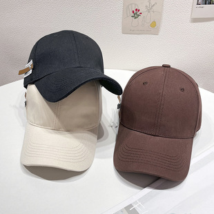 New Baseball Cap Children's Spring and Summer Korean-style All-match Simple Ins Sunscreen Soft Top Showing Face Small Casual Student Cap