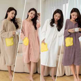 Women's Bath Towel Can Be Worn and Wrapped in Large Size Thickeneded and Longed Suspbottomer Bath Skirt Adult Quick-drying Bathrobe Is Softer and More Absorbent Than Pure Cotton