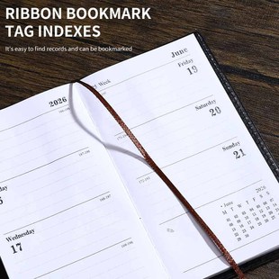 in stock Cross-border 2026 English Week Plan This Efficiency Manual Self-discipline Management Spanish Day-based Work