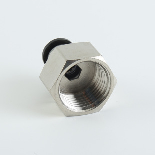 Pneumatic air pipe connector PMF threading partition plywood internal thread straight-through PMF8-02/602