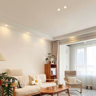 Jandon narrow side downlight anti-glare ceiling lamp embedded bedroom non-master lamp simple downlight