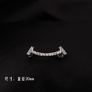 Cute Japanese Style Simple Smiling Face Brooch Women's High-end Temperament Fixed Collar Anti-running Light Buckle Small Pin Accessories