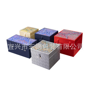 Yun Jin box series wholesale Song Jin cloth brocade box cloth packing box incense burner packaging high-grade brocade box spot