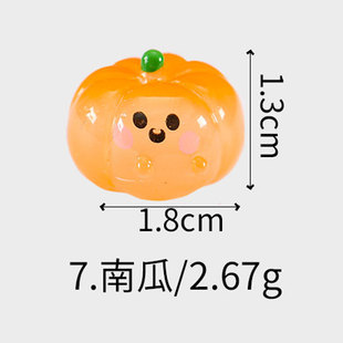 Micro landscape resin simulation luminous fruit lychee strawberry cute creative crafts food and play small ornaments wholesale