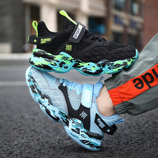 Children's Shoes New Sports Shoes Boys Children's Shoes 2023 Spring and Summer Fashion Brand Middle and Big Children's Mesh Surface Breathable Mesh Shoes Children's Shoes