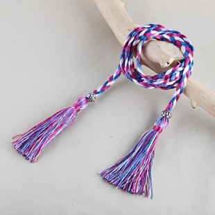 Ancient Style Hairband Tassel Ancient Costume Han Dynasty Palace Tassel Waist Rope Headwear Strap Tassel Belt Tassel Rope Accessories