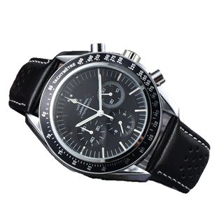 2025 AliExpress wish men's six-pin high quality chronograph quartz watch European watch manufacturers wholesale