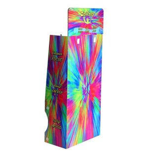 Professional Custom-Made Colorful and Easy-To-Assemble Cardboard Display Stand for Kidsren's Snacks and Candy Display Stand with Free Design